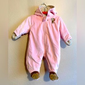 Carter’s Hooded Zip Front Fleece Snow Suit Baby Bunting